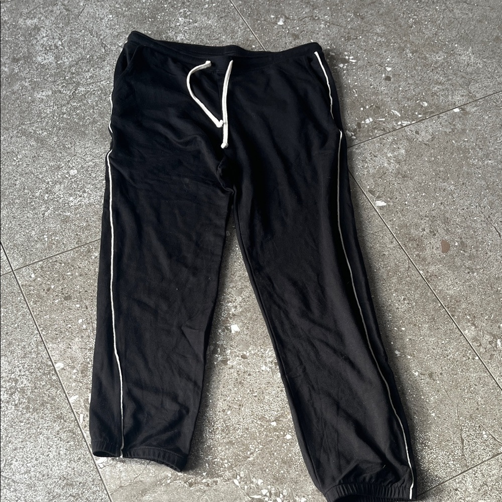 D.B.L.L. Bean Black Pants with White Drawstring